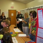 Brownville PD and JMG students helped out at this station. 